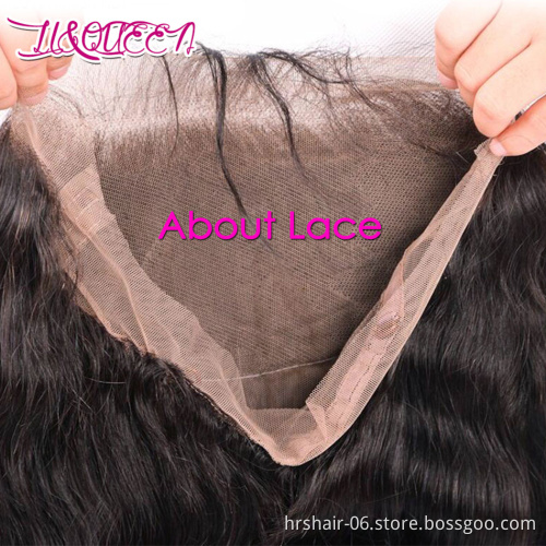 Full Lace 360 Frontal with Baby Hair Virgin Human Hair 360 Lace Frontal Closure